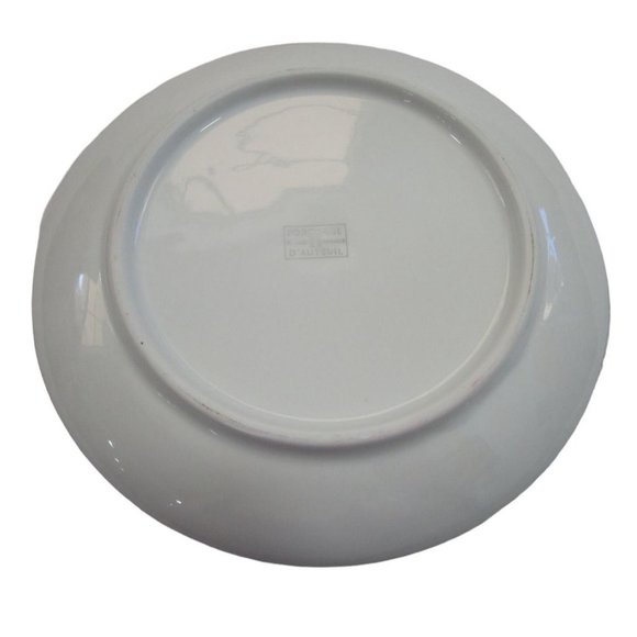 Vintage French Country Rustic Cheese Plate Porcelaine D'Auteuil Paris GUC - Picture 4 of 7